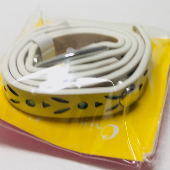 Origami Owl White Leather Wrap Bracelet 6”-7 1/4" - Picture 9 of 11